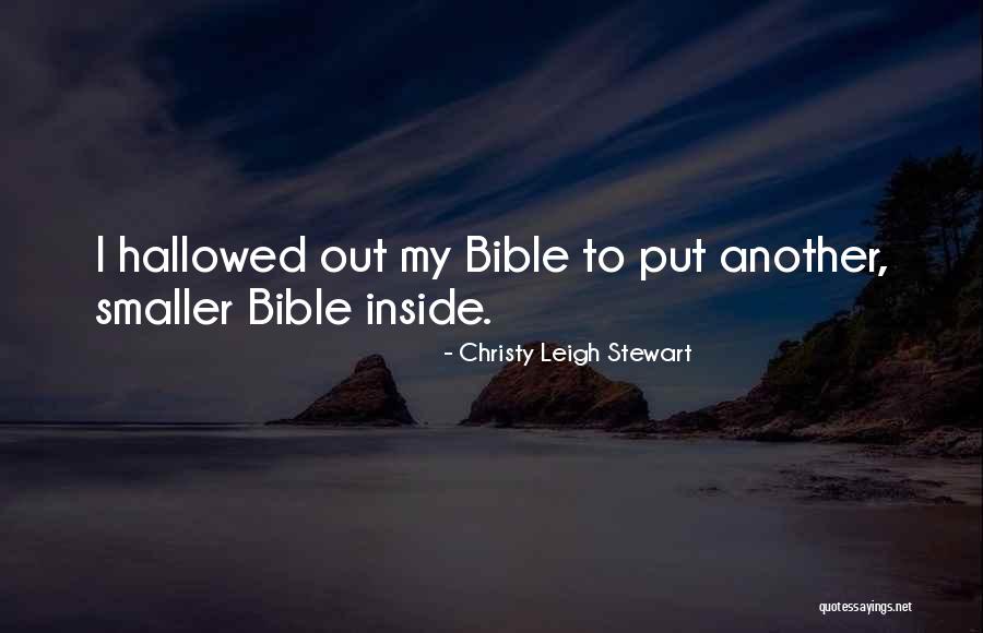 Christy Leigh Stewart Quotes 2033813