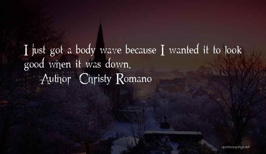 Christy Quotes By Christy Romano