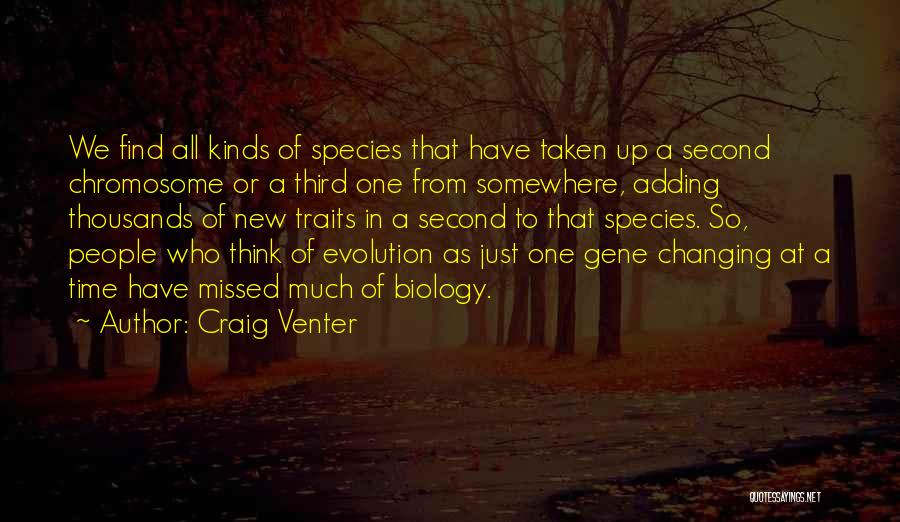 Chromosome Quotes By Craig Venter