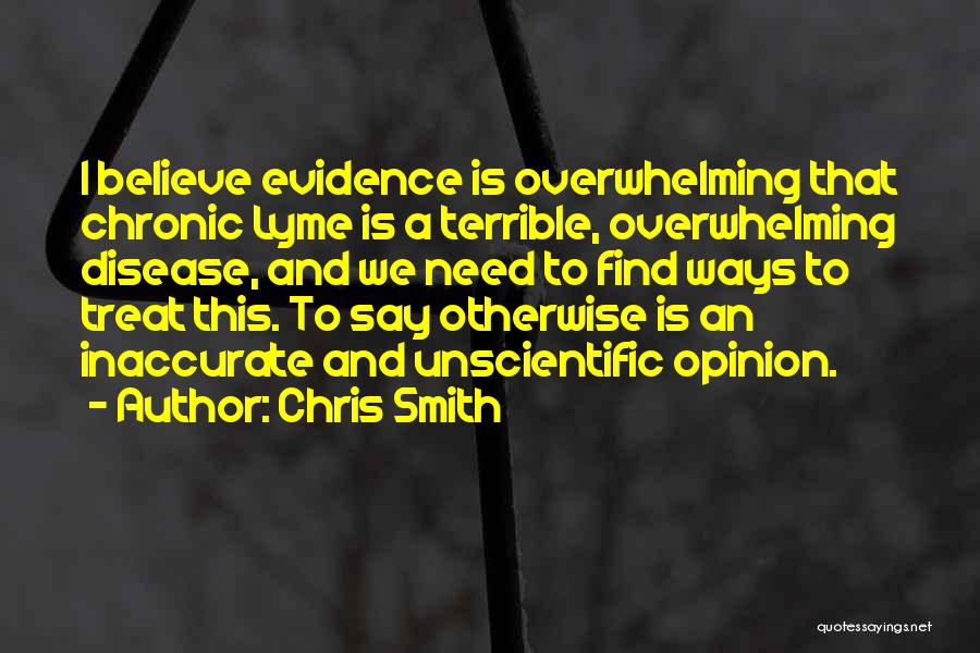 Chronic Disease Quotes By Chris Smith