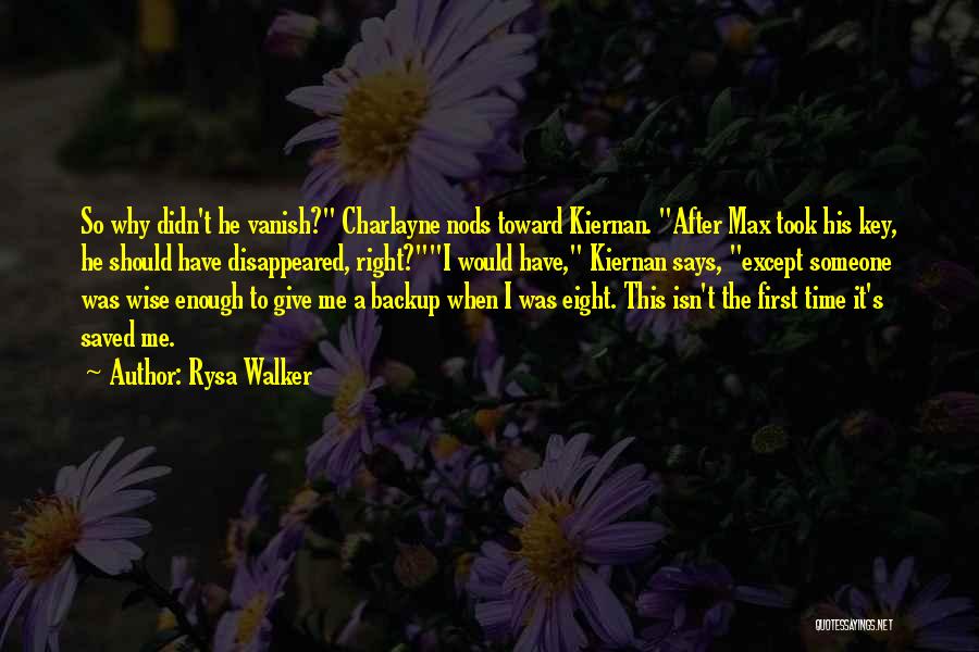 Chronos Quotes By Rysa Walker