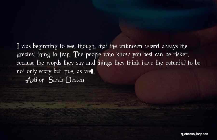 Chrristianity Quotes By Sarah Dessen