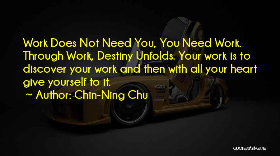 Chu Quotes By Chin-Ning Chu