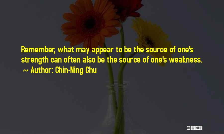 Chu Quotes By Chin-Ning Chu