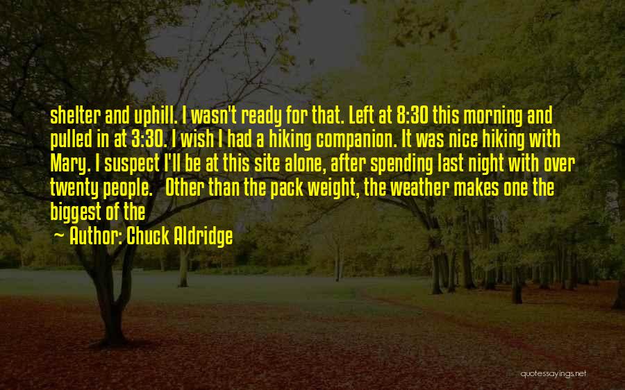 Chuck Aldridge Quotes 1041434