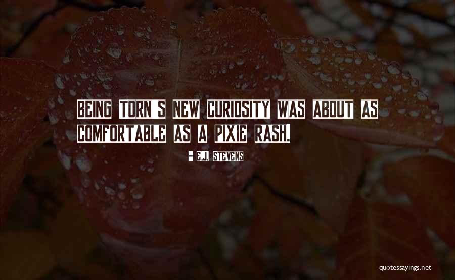 Chucking Attitude Quotes By E.J. Stevens