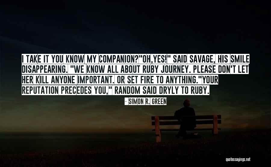 Chuckran Bridgewater Quotes By Simon R. Green Chuckran Bridgewater Quotes By Simon R. Green