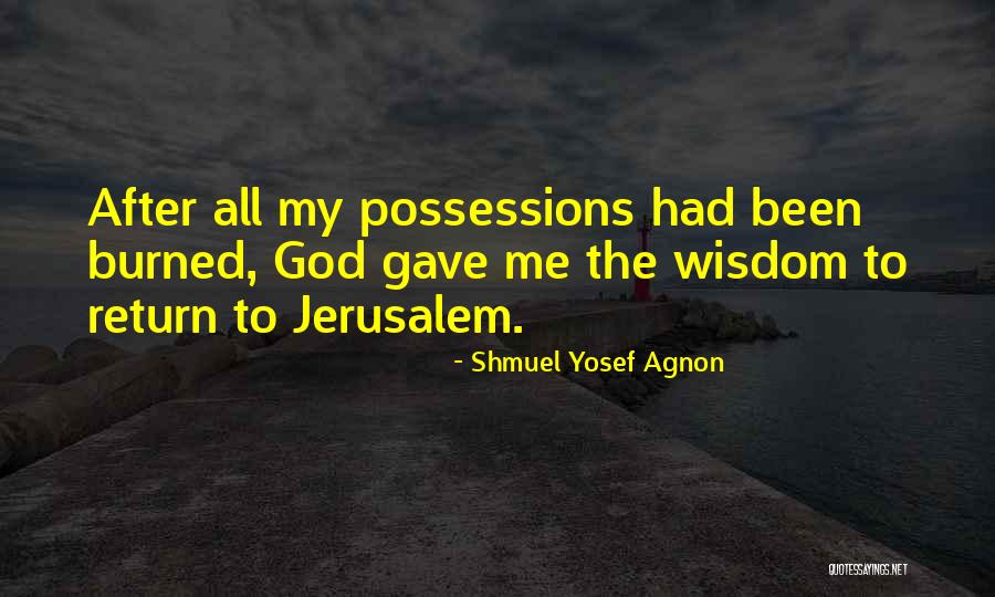 Chudnovsky Algorithm Quotes By Shmuel Yosef Agnon