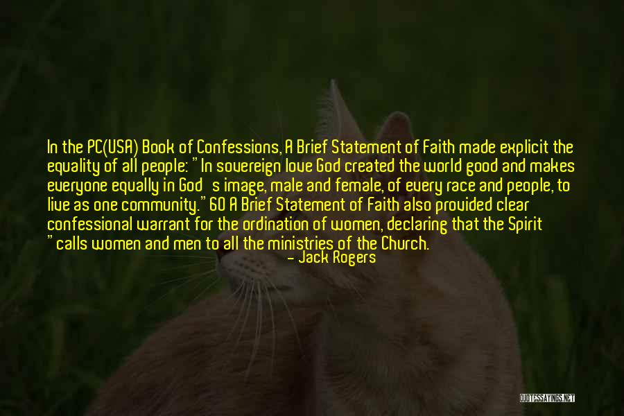 Church And Community Quotes By Jack Rogers