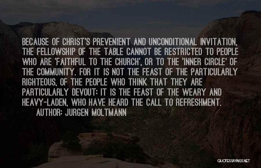 Church And Community Quotes By Jurgen Moltmann