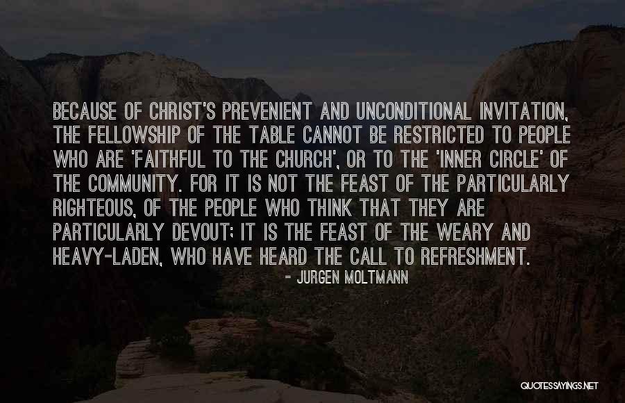 Church And Community Quotes By Jurgen Moltmann