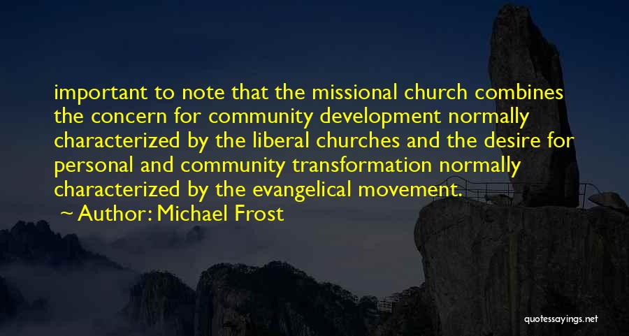 Church And Community Quotes By Michael Frost