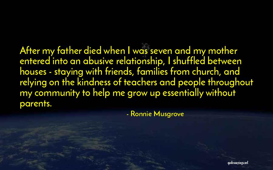 Church And Friends Quotes By Ronnie Musgrove