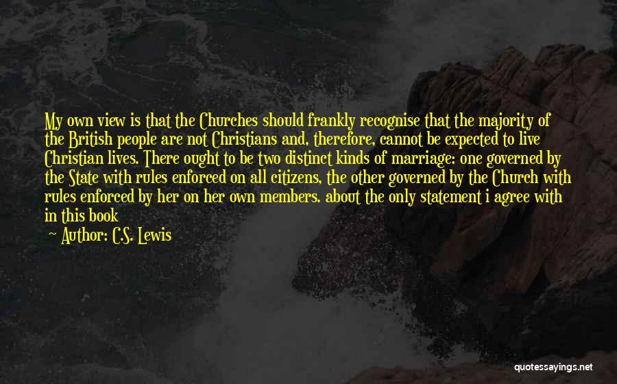 Church And Marriage Quotes By C.S. Lewis