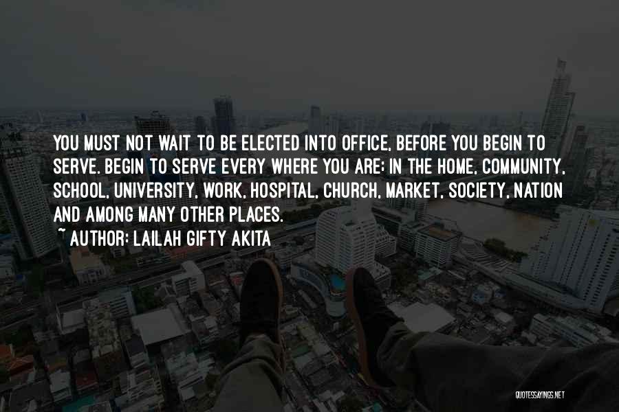 Church And Politics Quotes By Lailah Gifty Akita