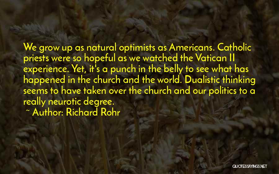 Church And Politics Quotes By Richard Rohr