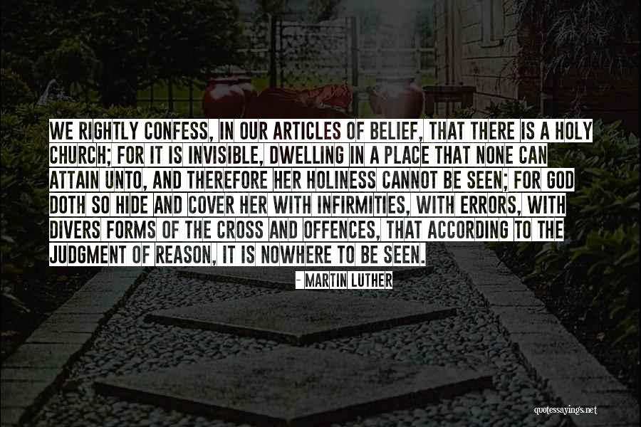 Church Articles Quotes By Martin Luther Church Articles Quotes By Martin Luther