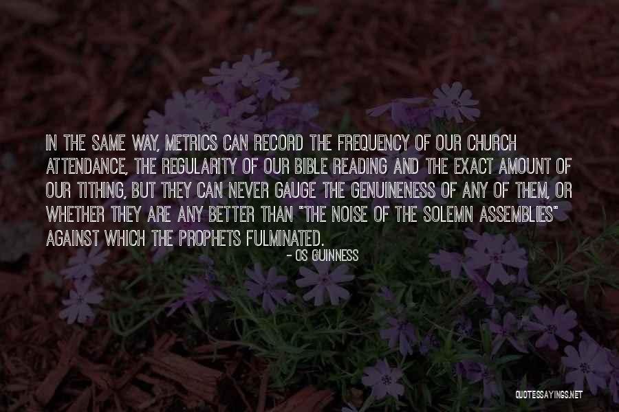 Church Attendance Quotes By Os Guinness Church Attendance Quotes By Os Guinness