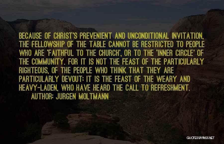 Church Community Quotes By Jurgen Moltmann