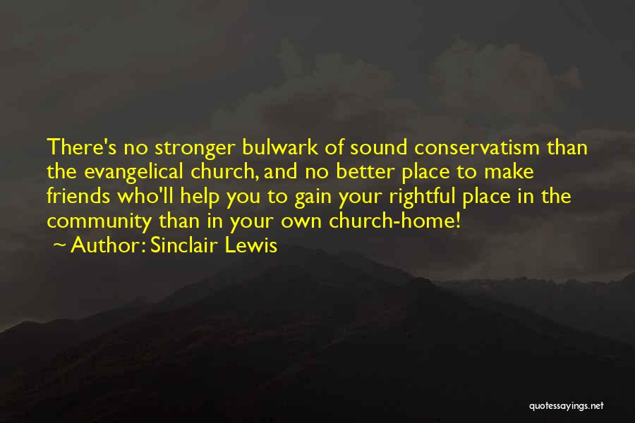 Church Community Quotes By Sinclair Lewis
