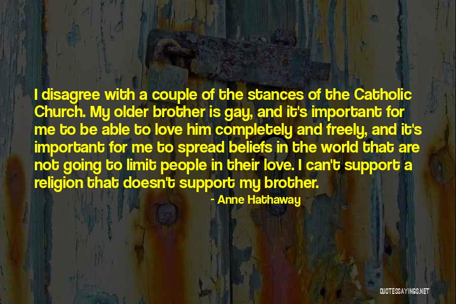 Church Couple Quotes By Anne Hathaway Church Couple Quotes By Anne Hathaway