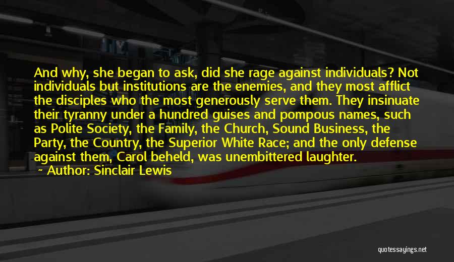 Church Family Quotes By Sinclair Lewis