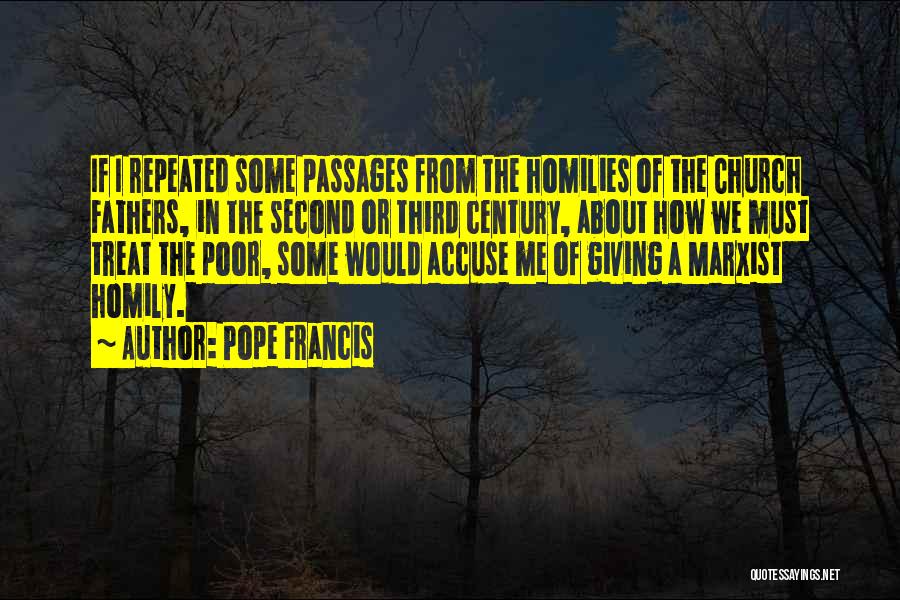 Church Father Quotes By Pope Francis