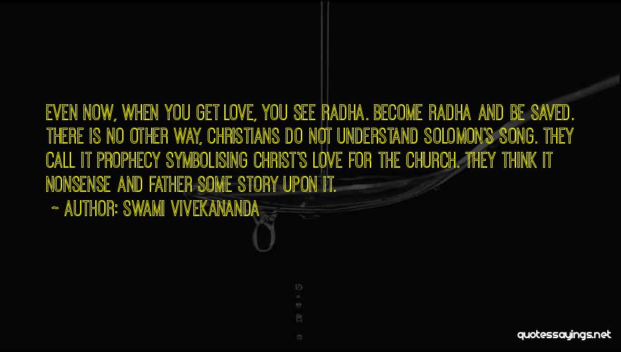 Church Father Quotes By Swami Vivekananda