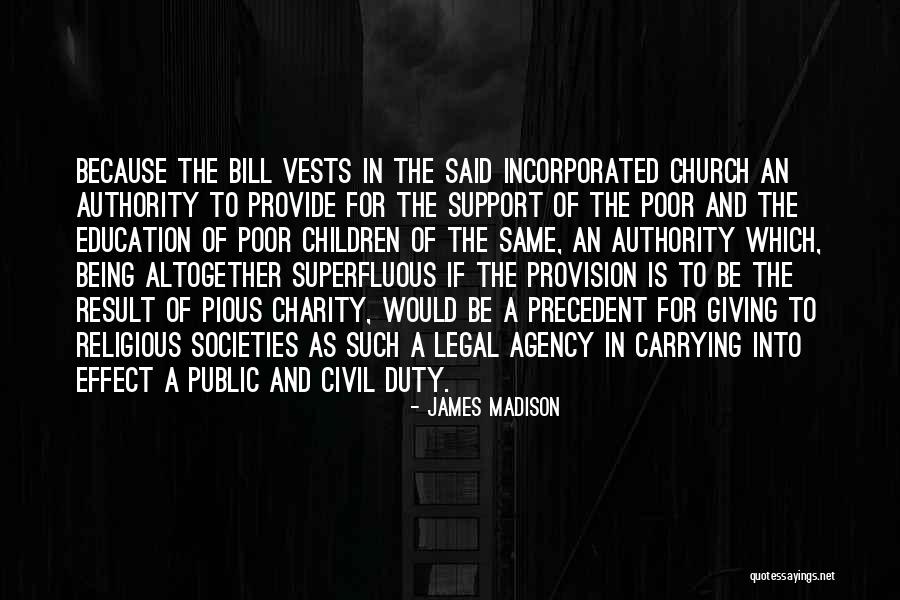 Church Giving Quotes By James Madison Church Giving Quotes By James Madison