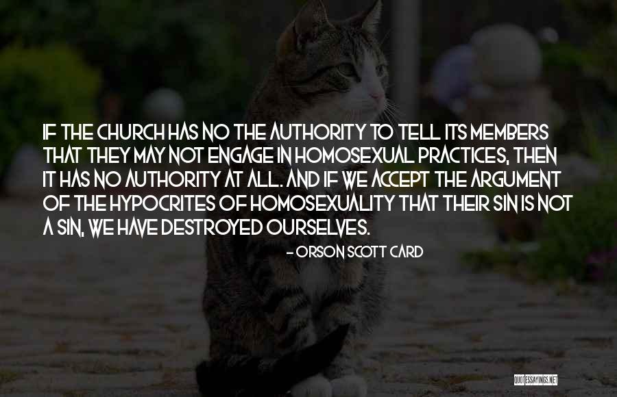 Church Going Hypocrites Quotes By Orson Scott Card Church Going Hypocrites Quotes By Orson Scott Card