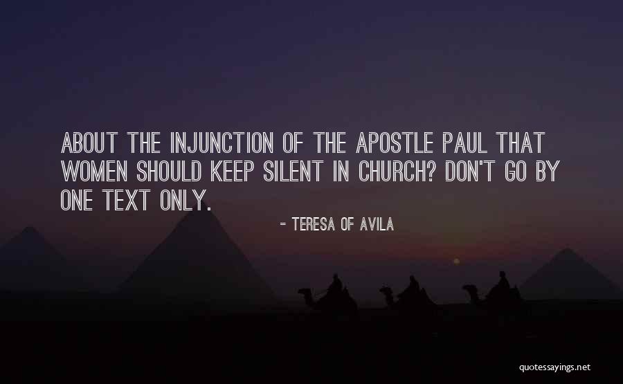 Church Going Text Quotes By Teresa Of Avila Church Going Text Quotes By Teresa Of Avila