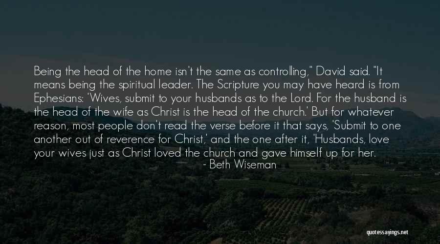 Church Home Quotes By Beth Wiseman Church Home Quotes By Beth Wiseman