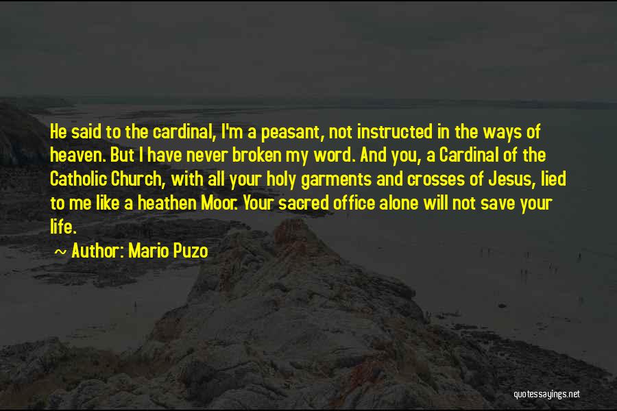 Church Hypocrisy Quotes By Mario Puzo