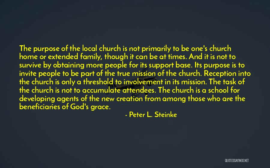 Church Involvement Quotes By Peter L. Steinke