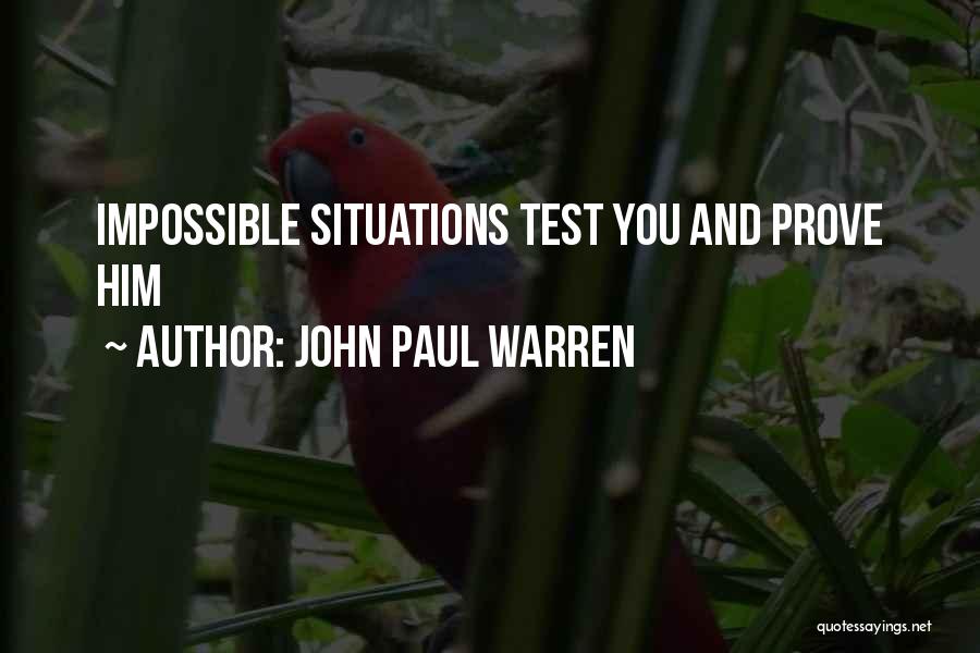 Church Leadership Quotes By John Paul Warren