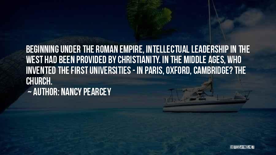 Church Leadership Quotes By Nancy Pearcey