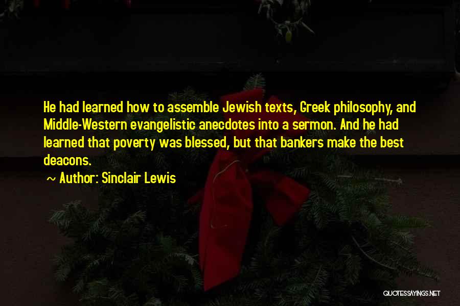 Church Leadership Quotes By Sinclair Lewis