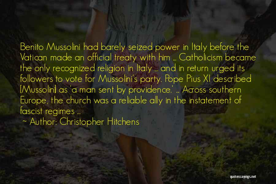 Church Man Quotes By Christopher Hitchens