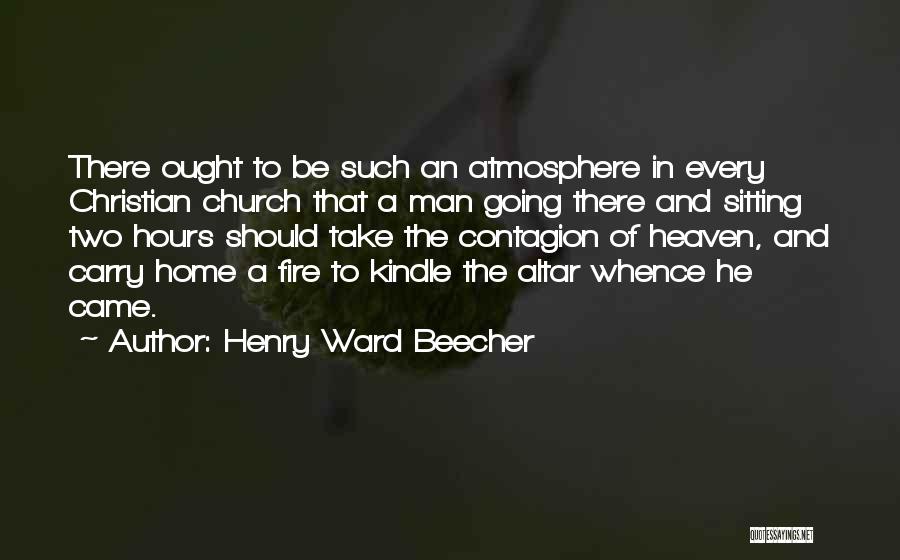 Church Man Quotes By Henry Ward Beecher