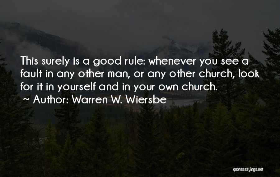 Church Man Quotes By Warren W. Wiersbe