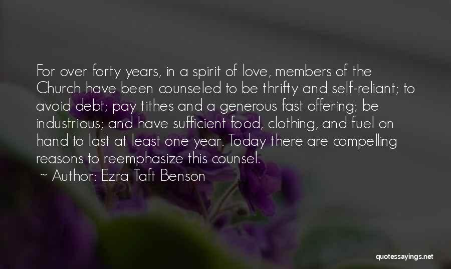 Church Members Quotes By Ezra Taft Benson