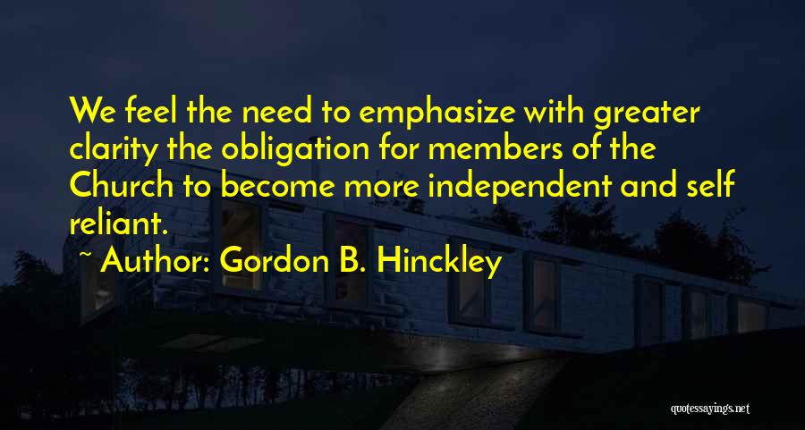 Church Members Quotes By Gordon B. Hinckley