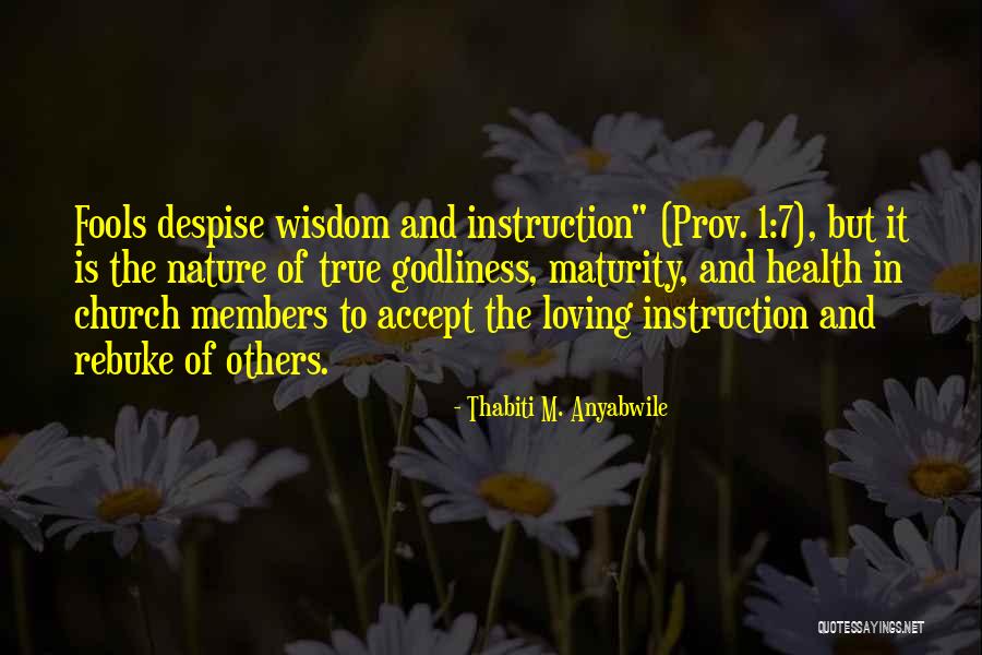 Church Members Quotes By Thabiti M. Anyabwile