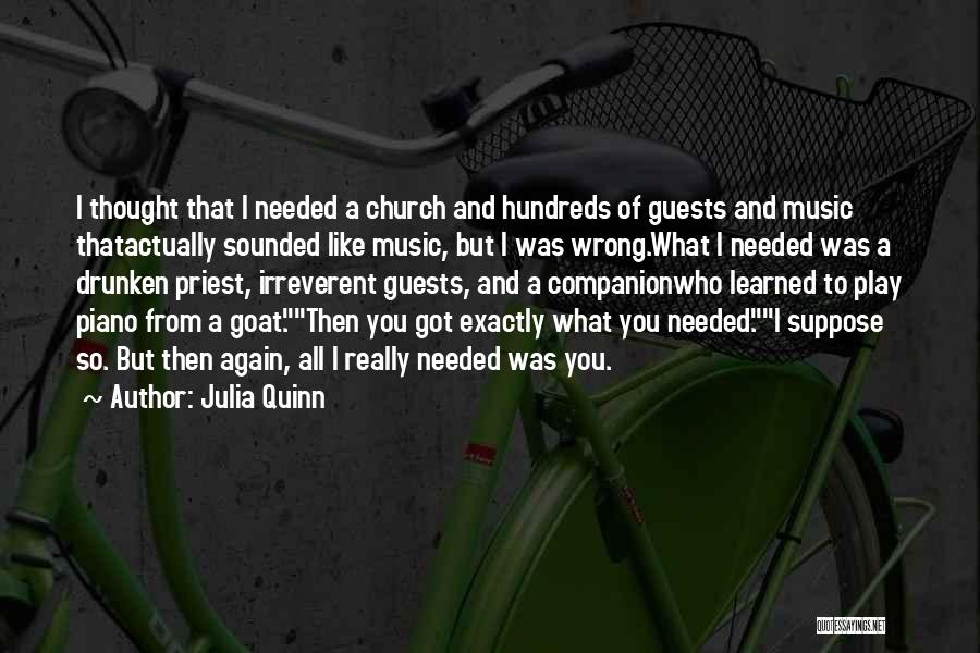 Church Music Quotes By Julia Quinn