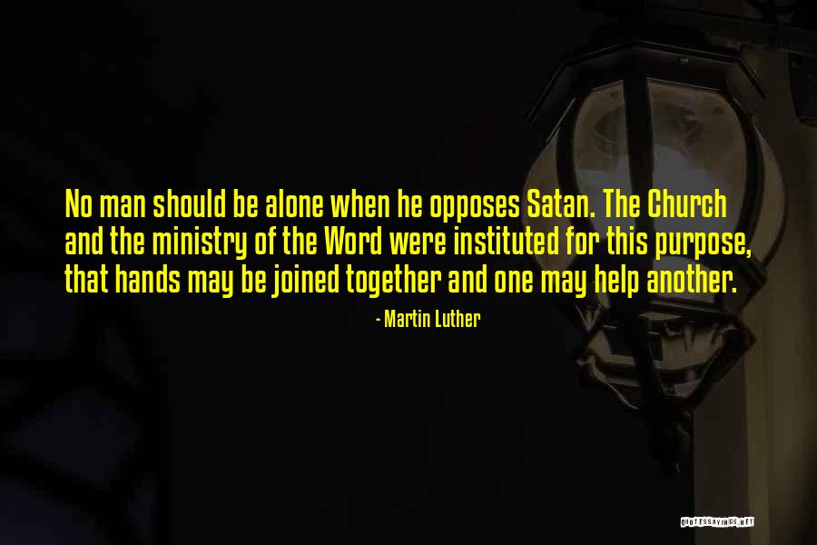 Church Of Satan Quotes By Martin Luther Church Of Satan Quotes By Martin Luther