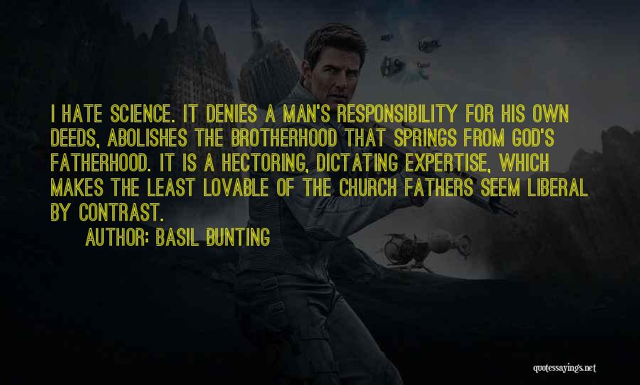 Church Of Science Quotes By Basil Bunting