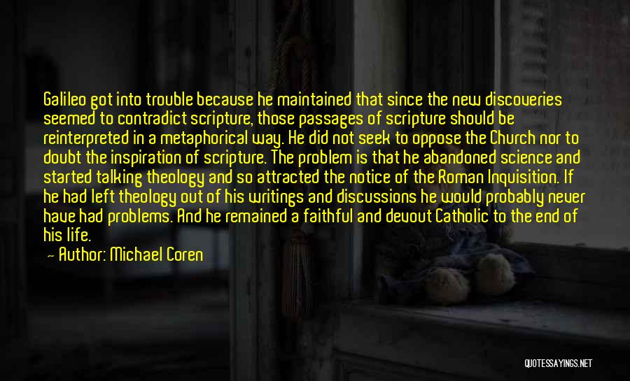 Church Of Science Quotes By Michael Coren