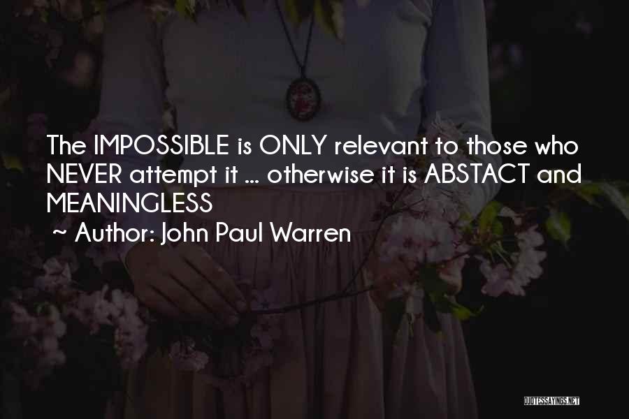 Church Planting Quotes By John Paul Warren