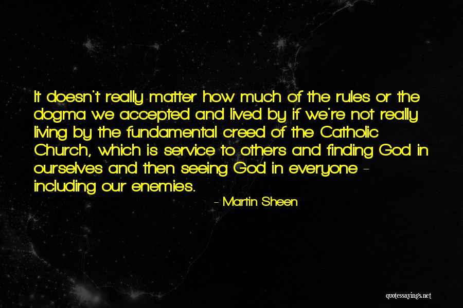 Church Service Quotes By Martin Sheen Church Service Quotes By Martin Sheen