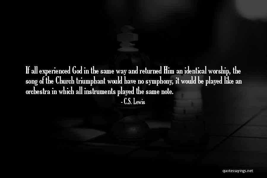 Church Song Quotes By C.S. Lewis Church Song Quotes By C.S. Lewis